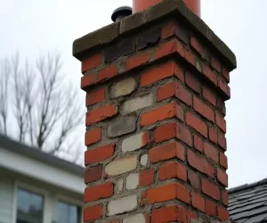 Pęknięty komin z cegły jak naprawić